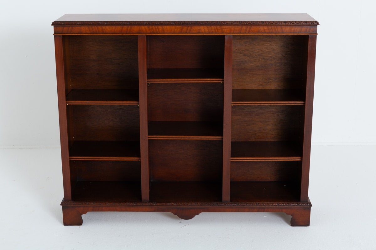 Mahogany Open Bookcase