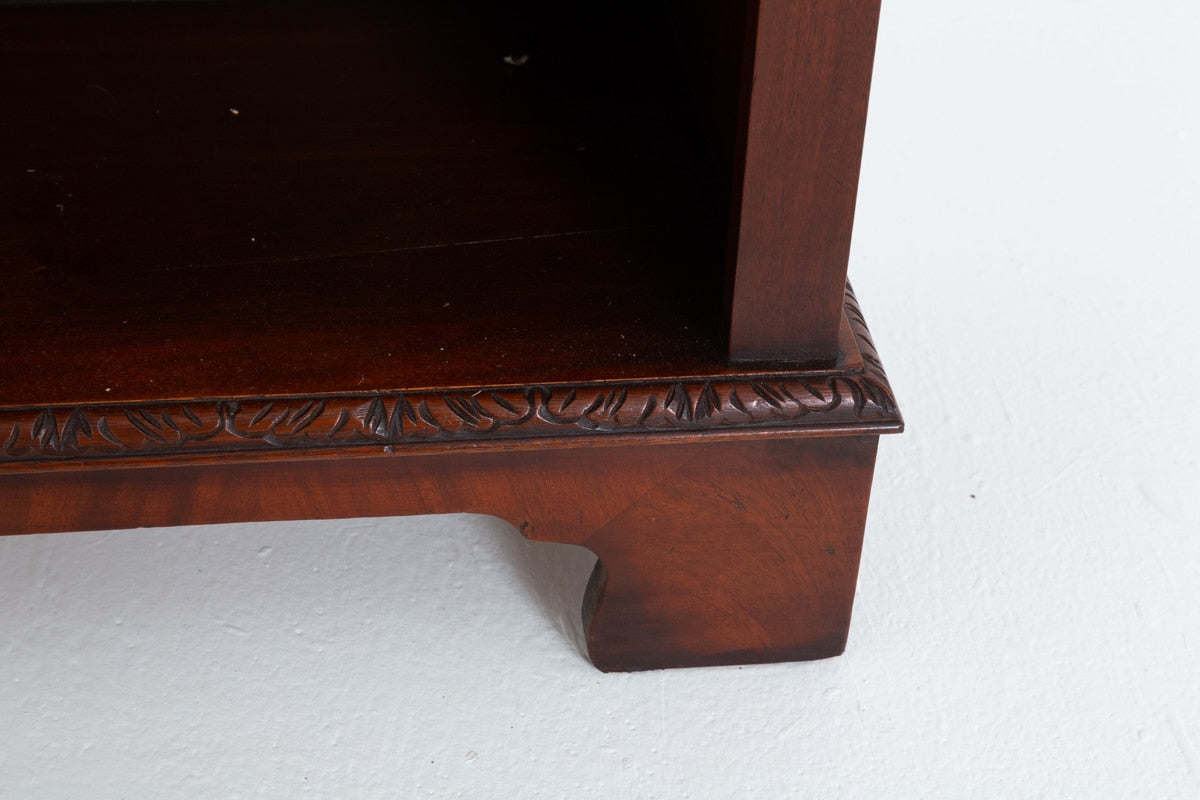 Mahogany Open Bookcase