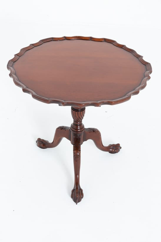 Mahogany Chippendale Style Wine Table
