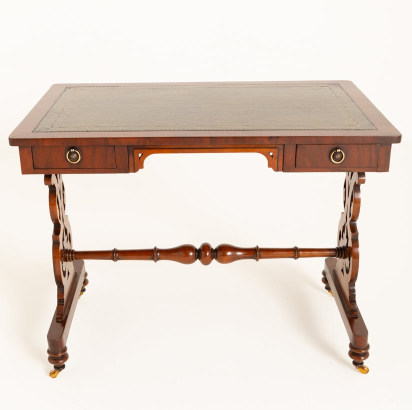 Victorian Mahogany 2 Drawer Writing Table