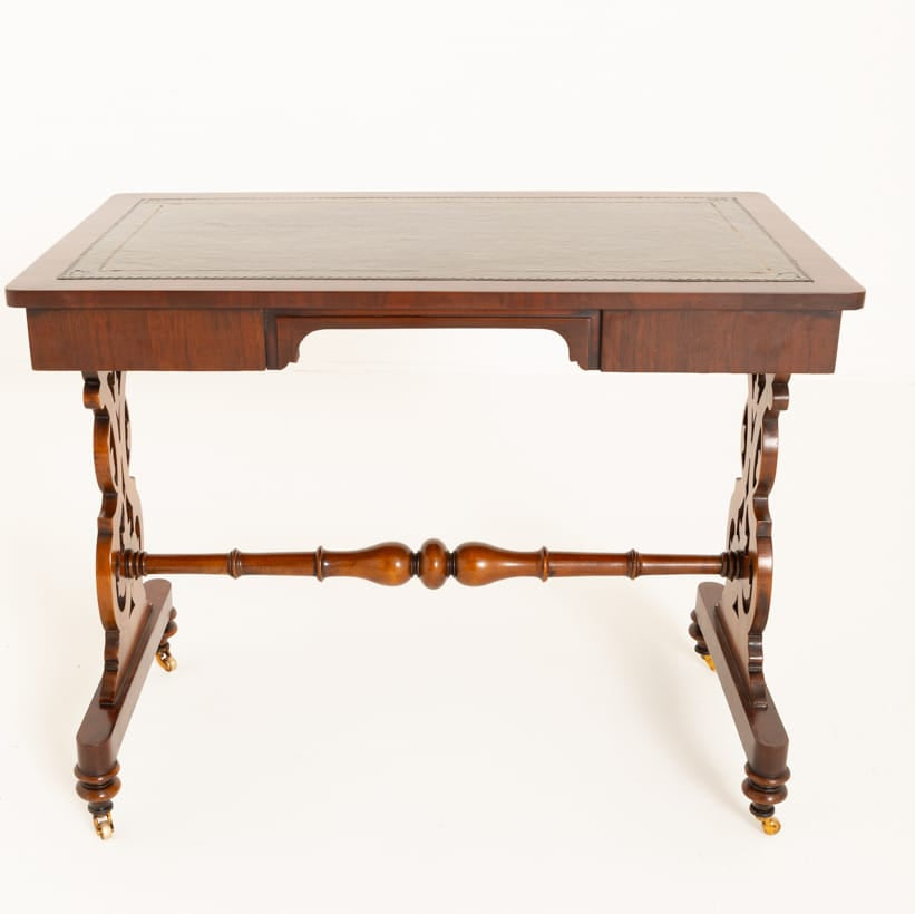 Victorian Mahogany 2 Drawer Writing Table