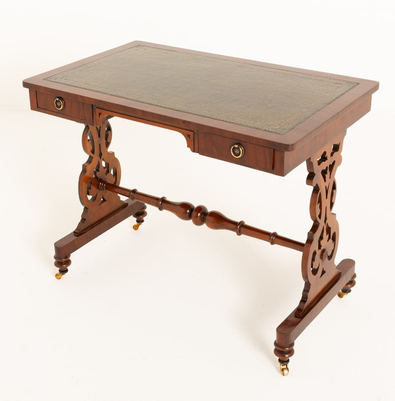Victorian Mahogany 2 Drawer Writing Table