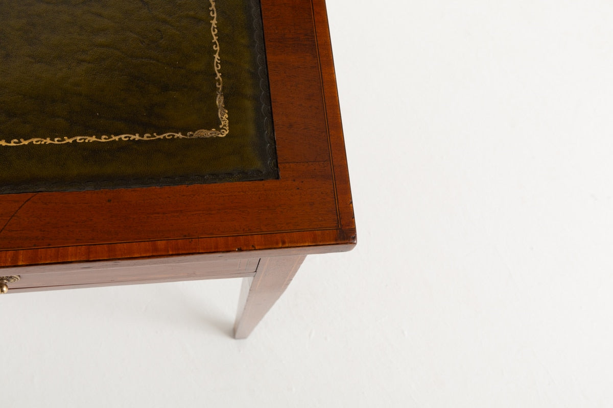 Sheraton Revival Mahogany 2 Drawer Writing Table