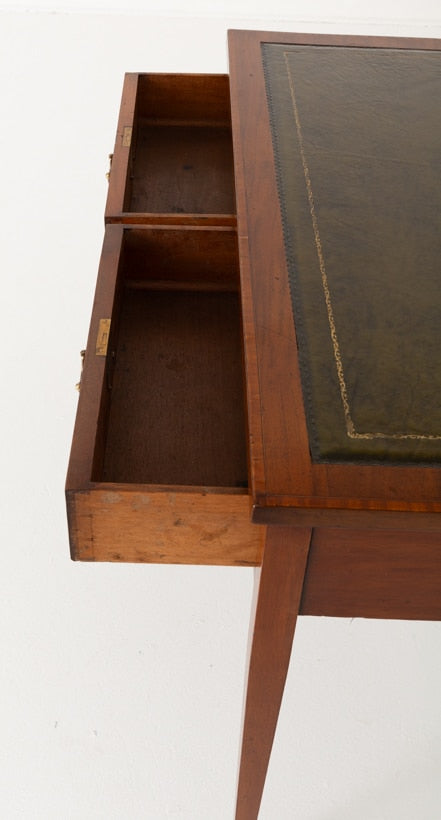 Sheraton Revival Mahogany 2 Drawer Writing Table