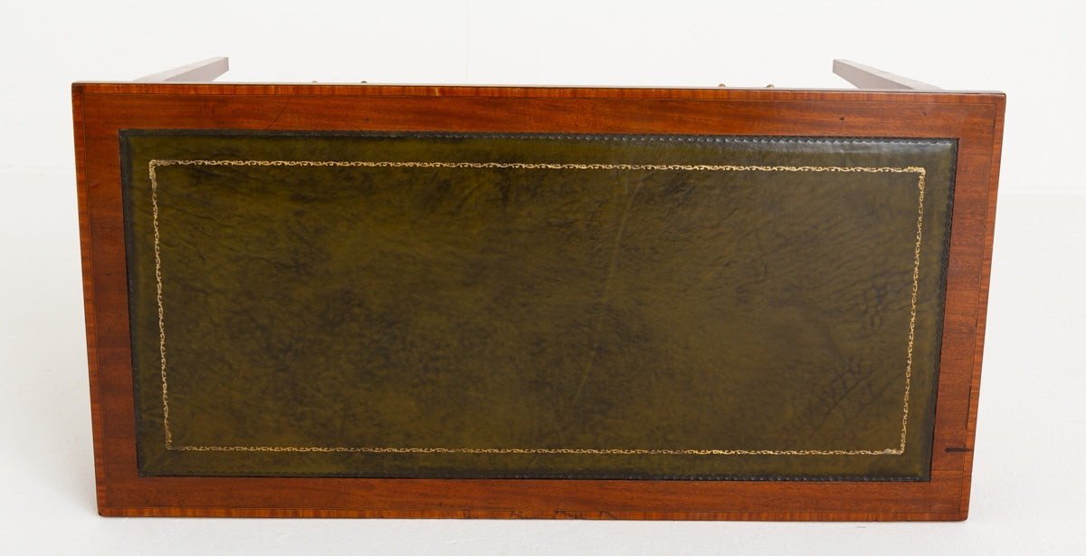 Sheraton Revival Mahogany 2 Drawer Writing Table