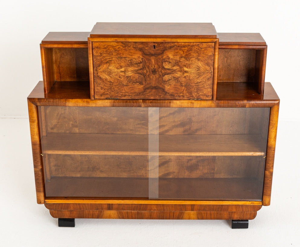 Very Stylish Art Deco Bureau Cabinet