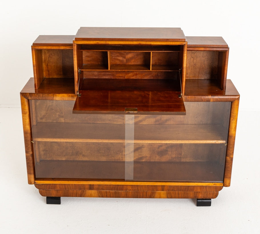 Very Stylish Art Deco Bureau Cabinet