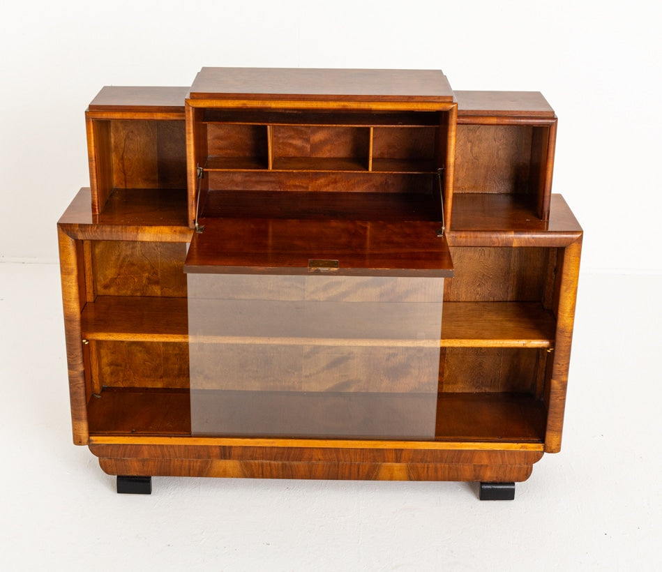 Very Stylish Art Deco Bureau Cabinet