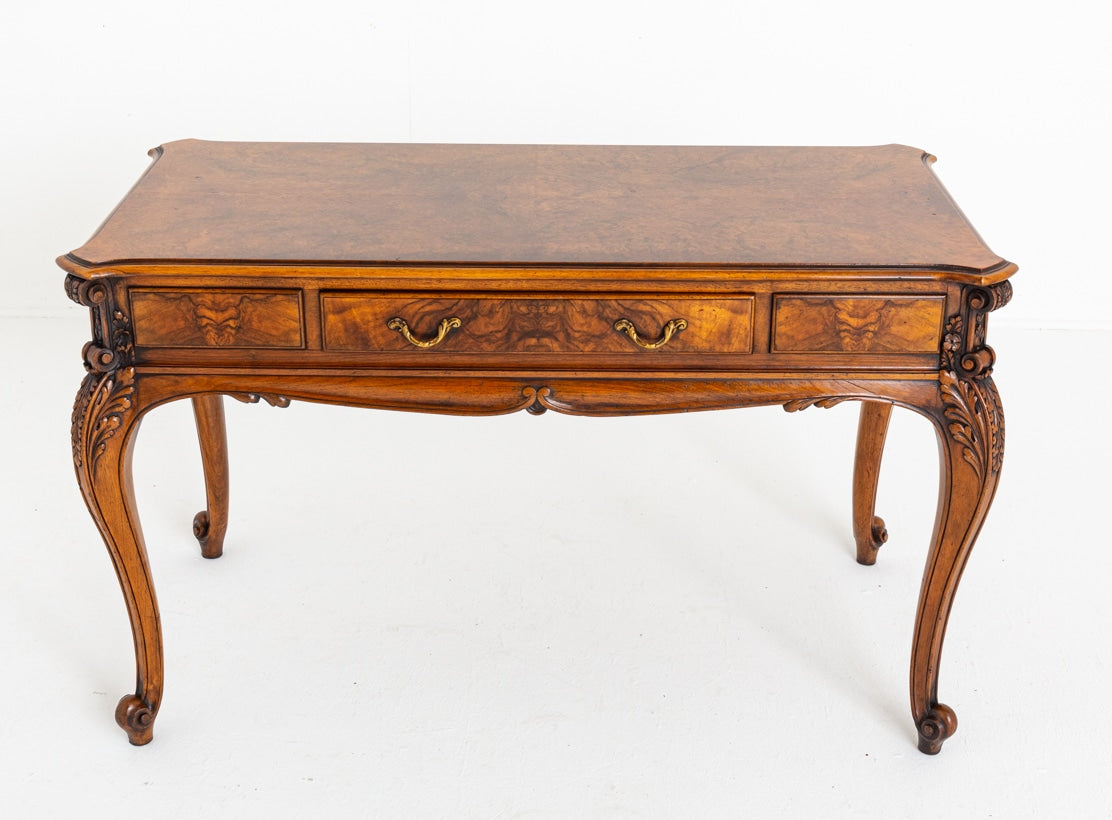 French Style Burr Walnut Centre Table