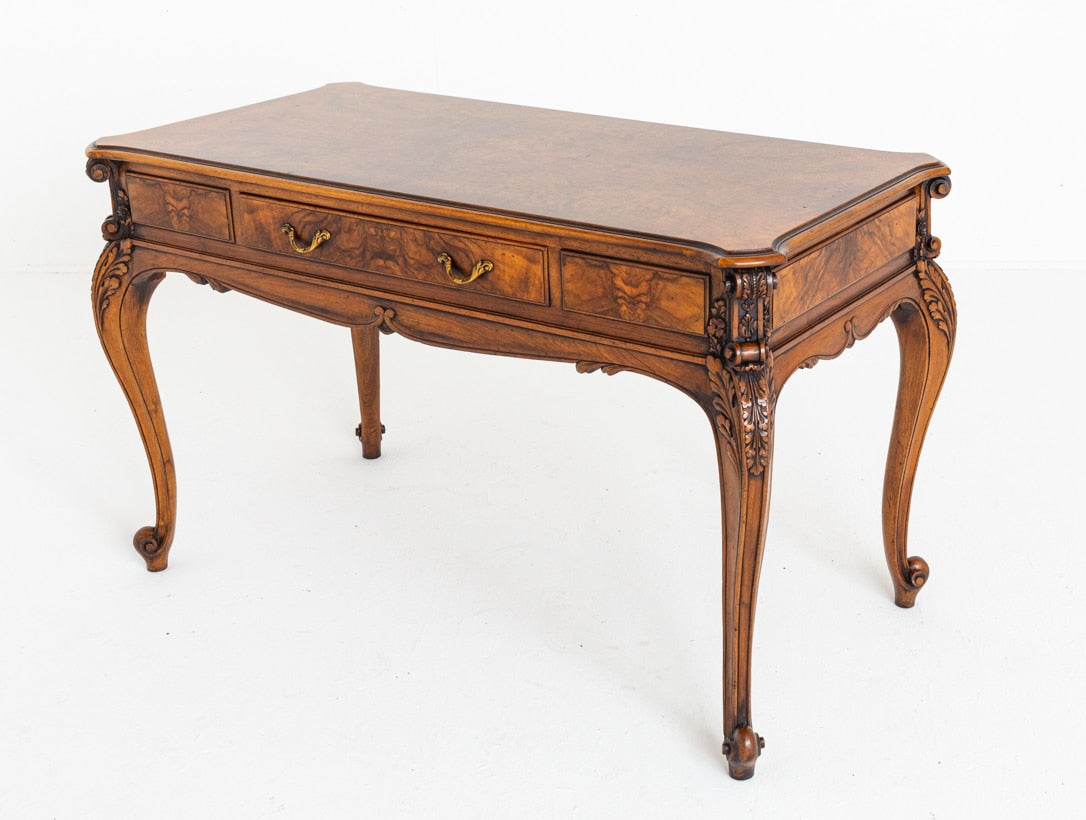 French Style Burr Walnut Centre Table