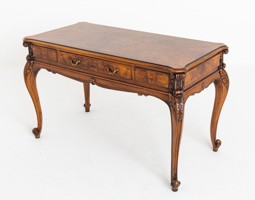 French Style Burr Walnut Centre Table