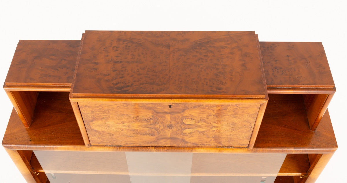 Very Stylish Art Deco Bureau Cabinet