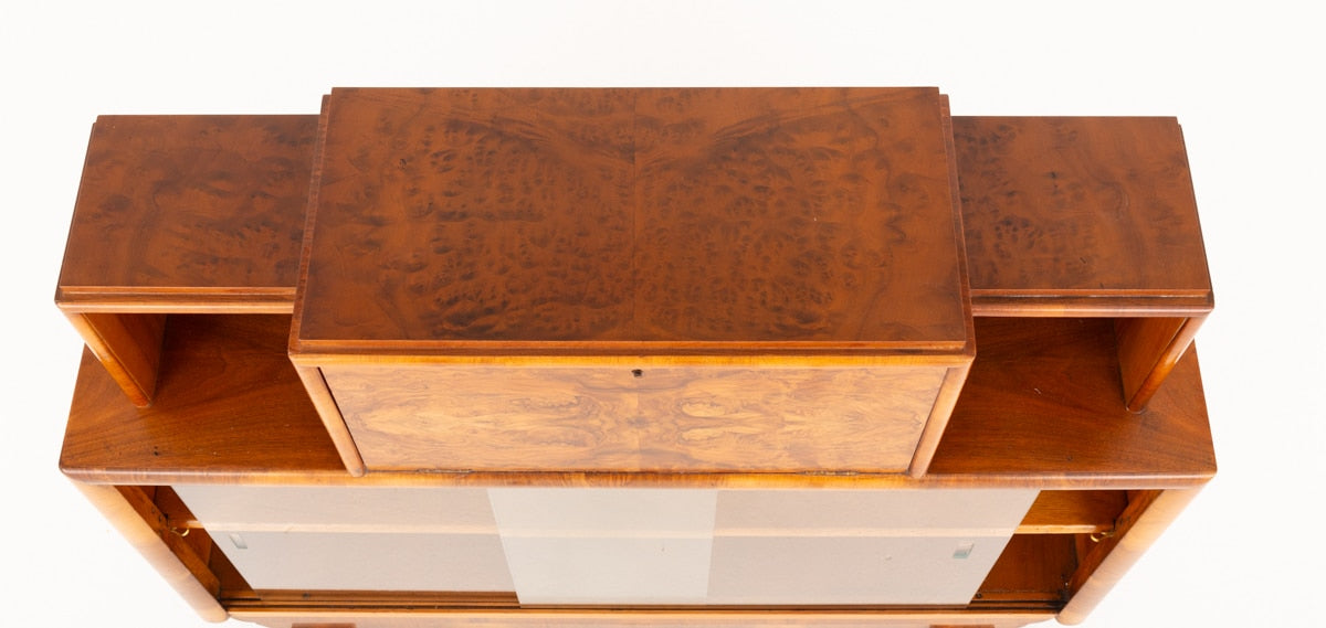 Very Stylish Art Deco Bureau Cabinet