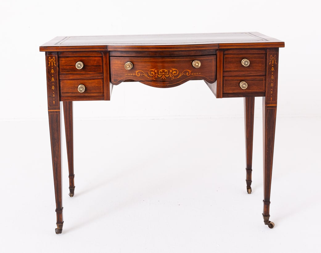 Sheraton Revival Rosewood Writing Table