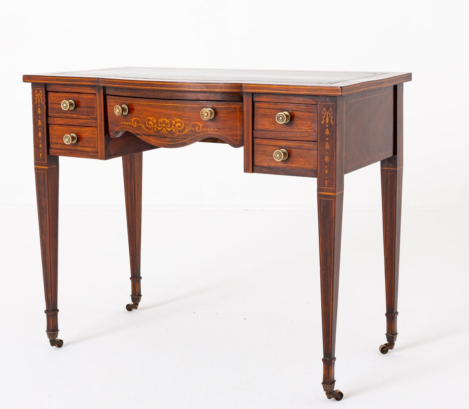 Sheraton Revival Rosewood Writing Table