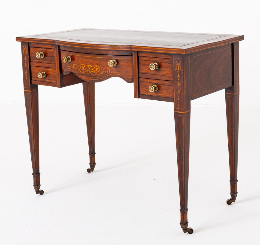 Sheraton Revival Rosewood Writing Table