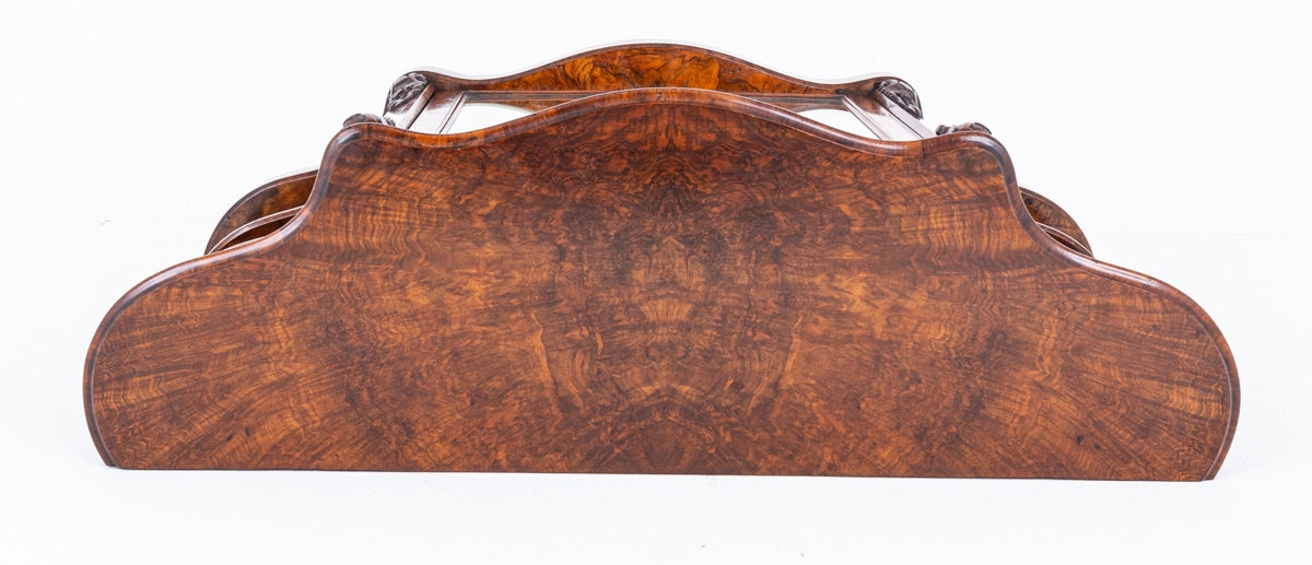 Victorian Burr Walnut Credenza Plinth Base