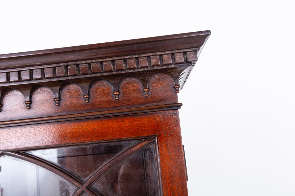 Georgian Revival Mahogany Bookcase