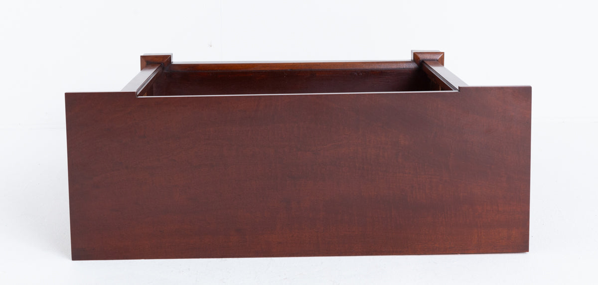 Early Victorian Mahogany Inverted Open Bookcase