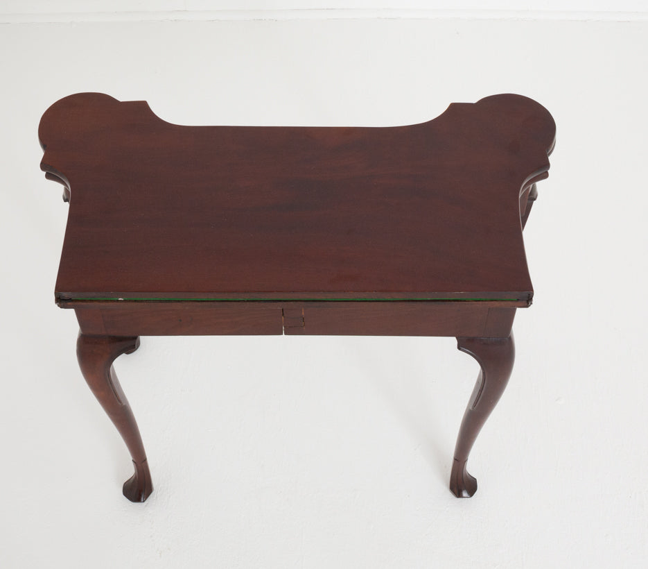 Georgian Mahogany Games Table.