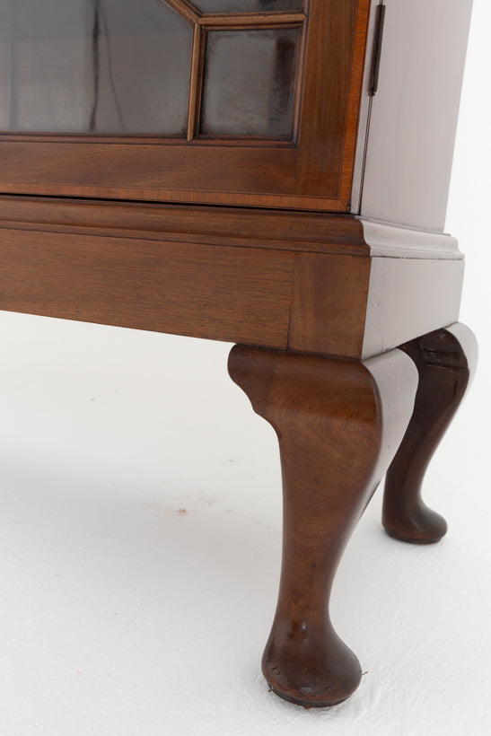 Georgian Revival Mahogany Glazed Bookcase.