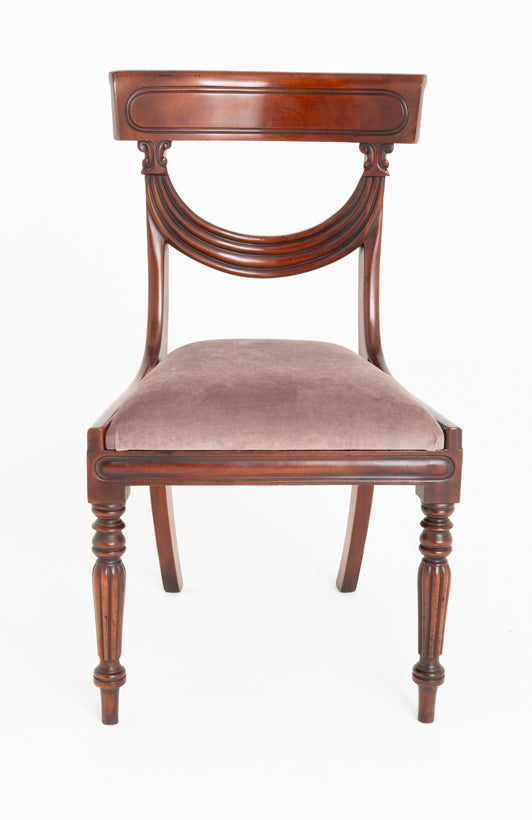 Set 0f 10 (8 + 2) Mahogany Regency Revival Dining Chairs