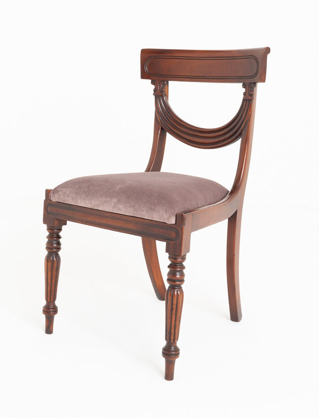 Set 0f 10 (8 + 2) Mahogany Regency Revival Dining Chairs