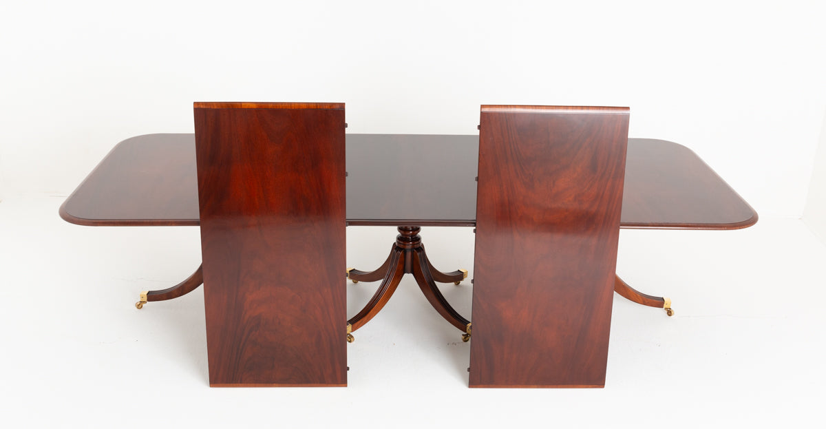 Regency Revival 16 - 18 Seat Mahogany Pedestal Dining Table
