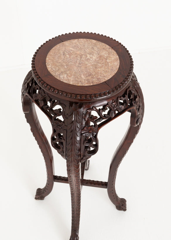 Chinese Hardwood Plant Stand