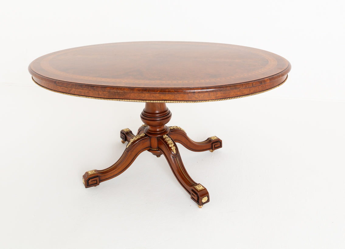 Exhibition Quality Burr Walnut Centre Table