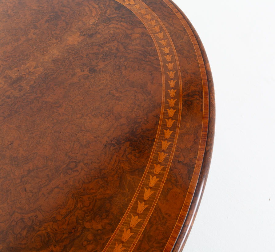 Exhibition Quality Burr Walnut Centre Table