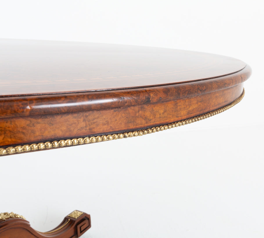 Exhibition Quality Burr Walnut Centre Table