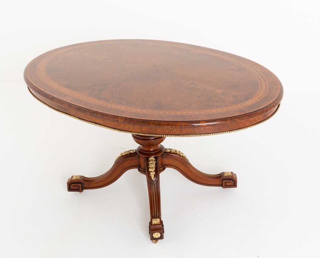 Exhibition Quality Burr Walnut Centre Table