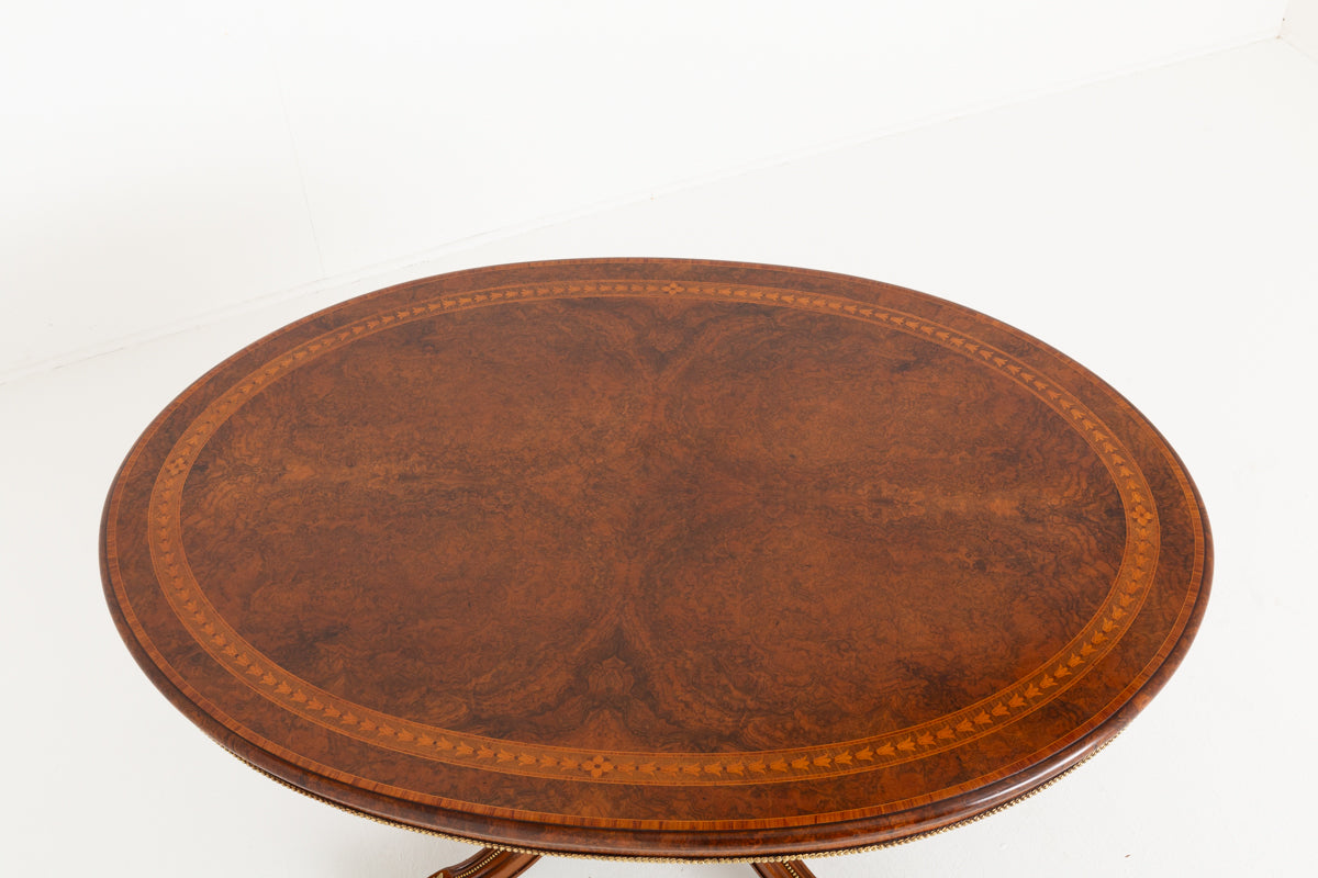 Exhibition Quality Burr Walnut Centre Table