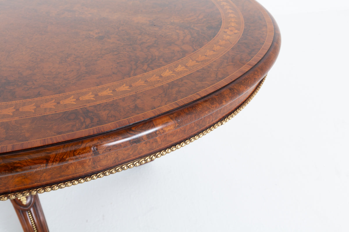 Exhibition Quality Burr Walnut Centre Table