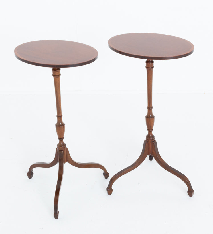 Pair of Georgian Revival Mahogany Wine Tables