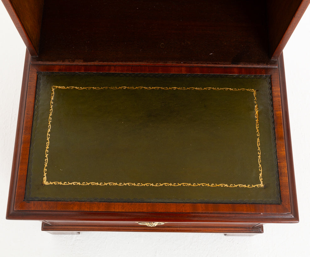 Unusual Pair of Georgian Revival Mahogany End Tables