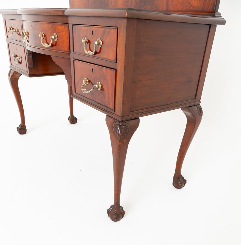 Mahogany Chippendale Style Dressing Table.