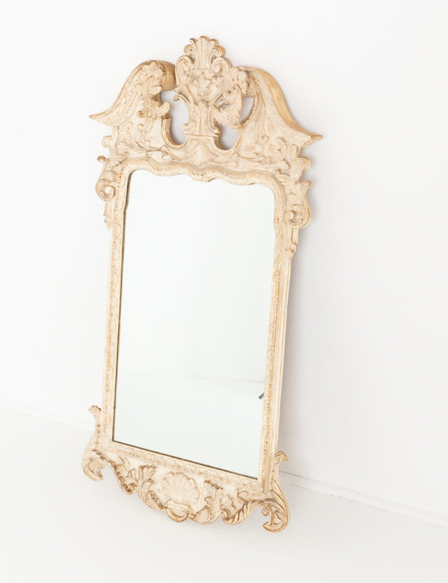 Georgian Style Decorative Painted Mirror