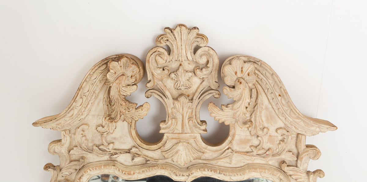 Georgian Style Decorative Painted Mirror