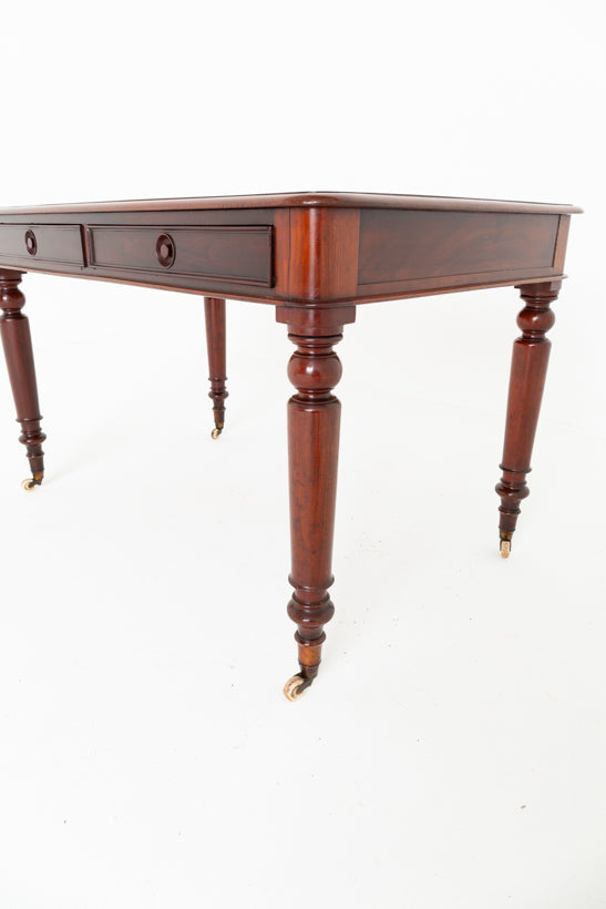 Victorian Mahogany 2 Drawer Writing Table