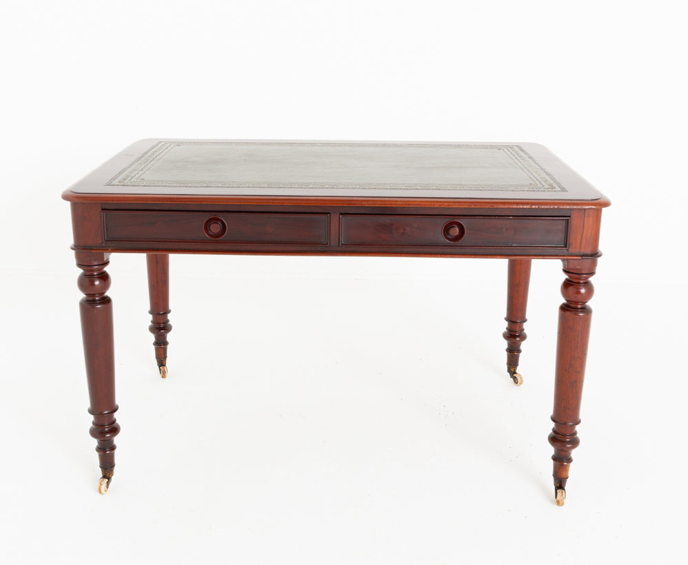 Victorian Mahogany 2 Drawer Writing Table