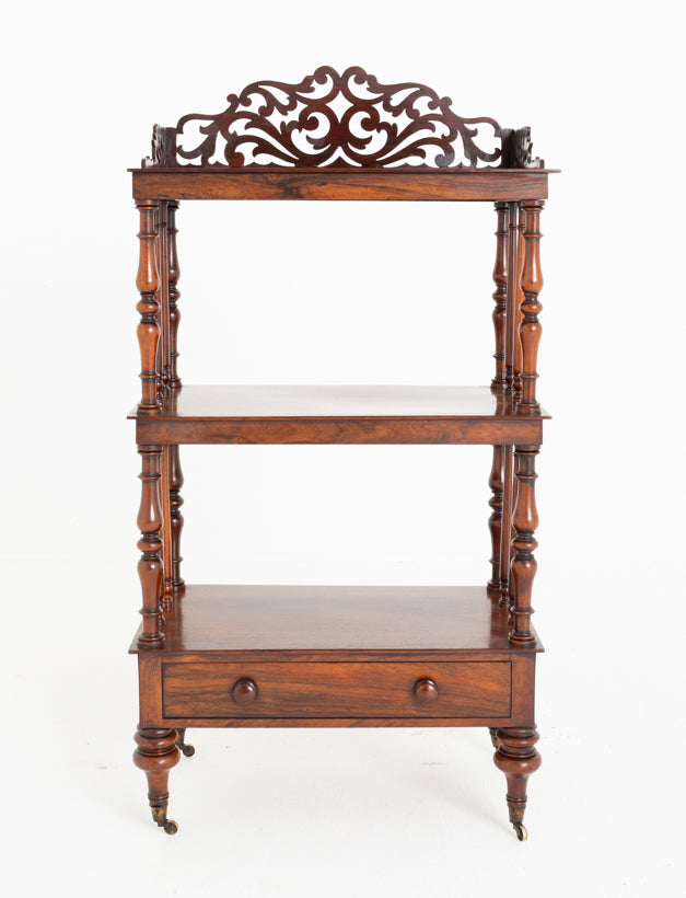 Pretty Victorian Rosewood Whatnot