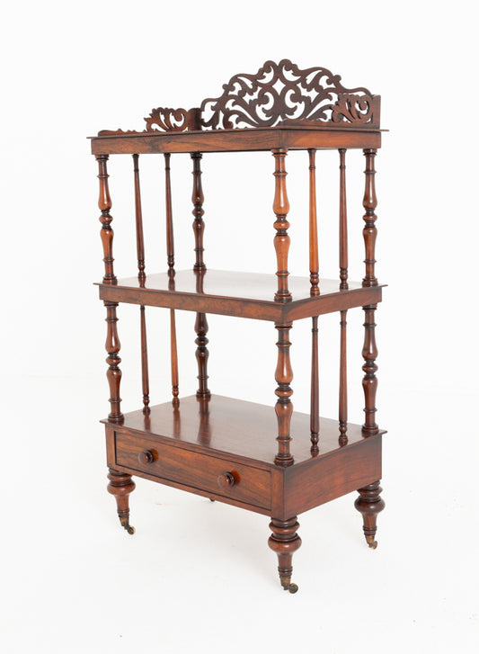 Pretty Victorian Rosewood Whatnot
