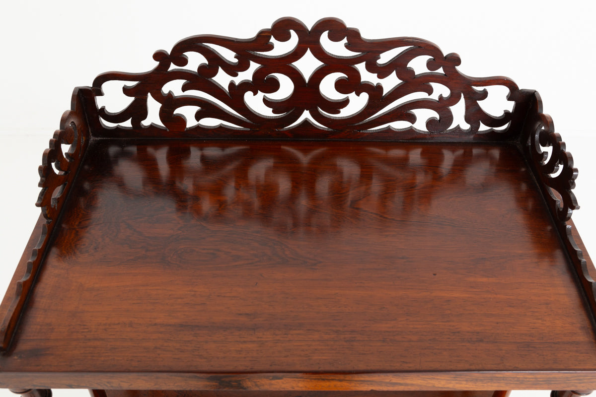 Pretty Victorian Rosewood Whatnot