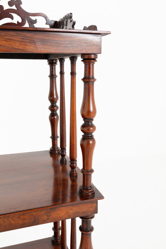 Pretty Victorian Rosewood Whatnot