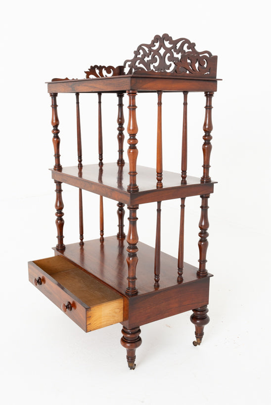 Pretty Victorian Rosewood Whatnot