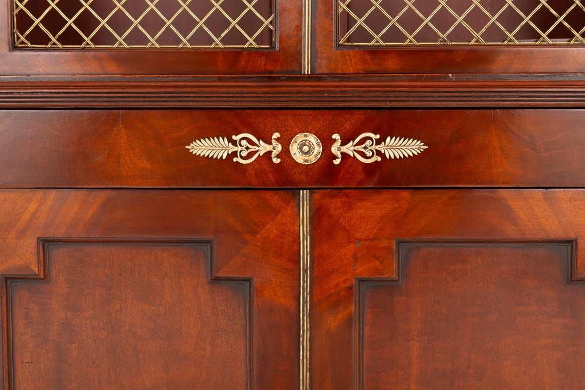 Superb Regency Mahogany Bookcase