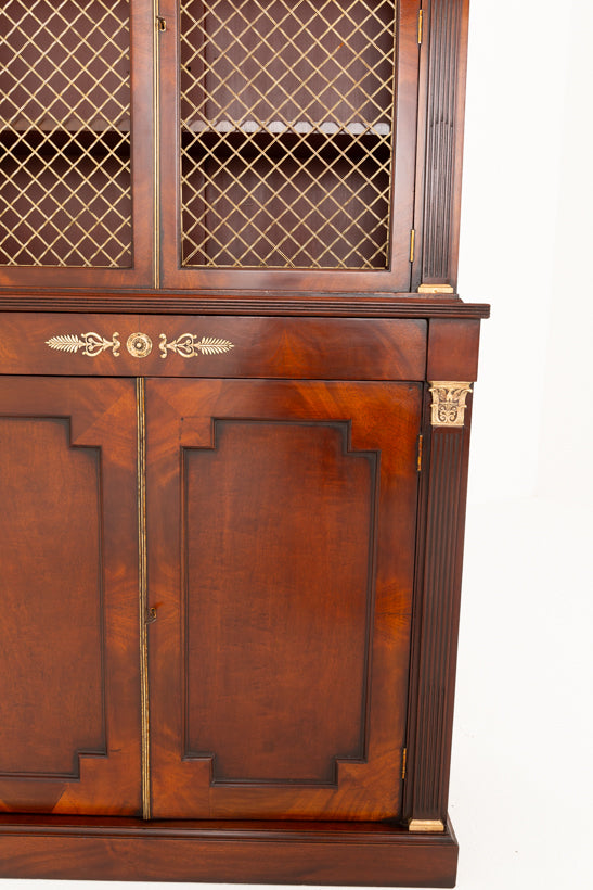 Superb Regency Mahogany Bookcase