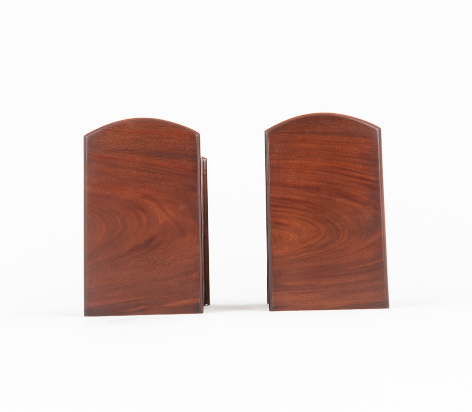 Pair of Victorian Mahogany Bow Fronted Bedside Cabinets